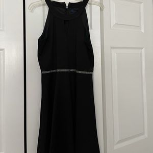 Black Dres with Sequined Band